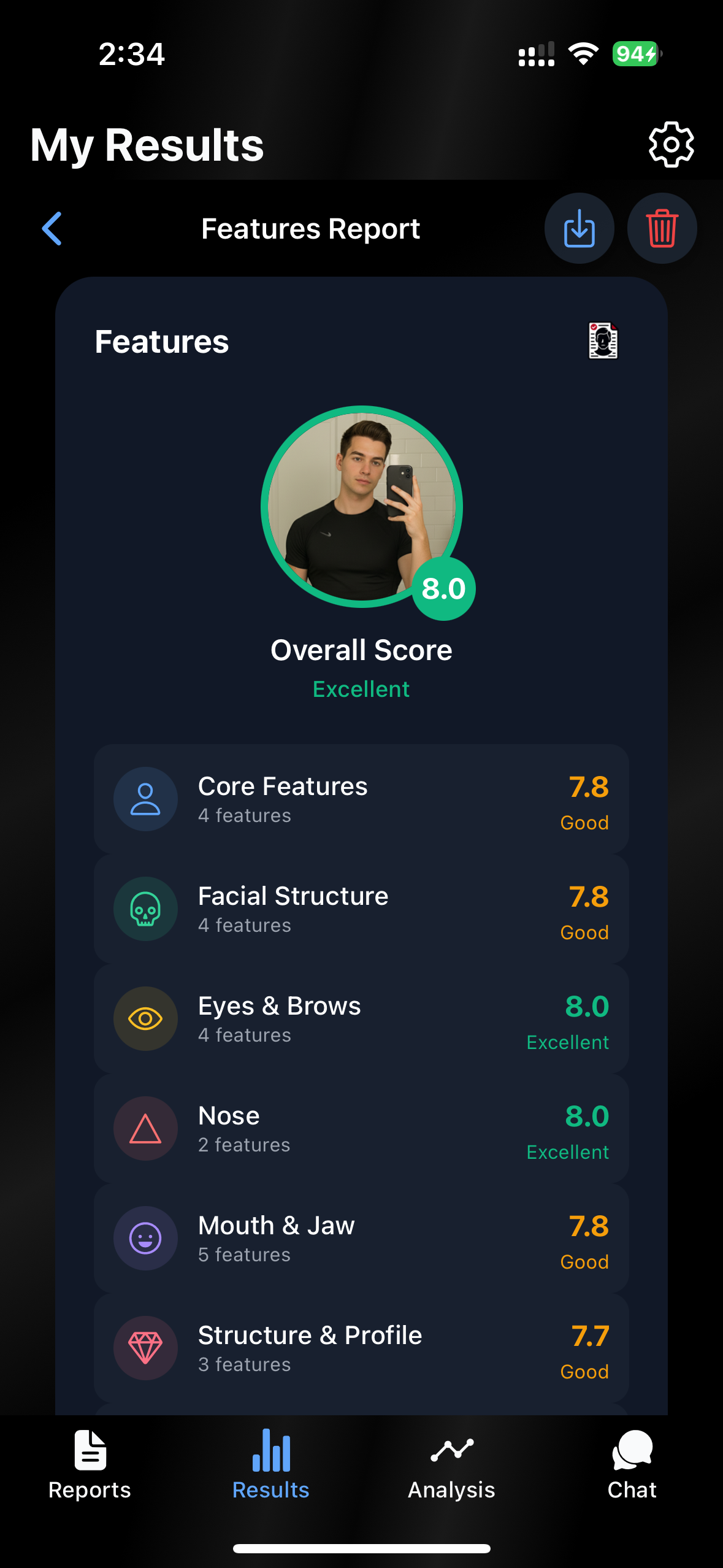 Features Report